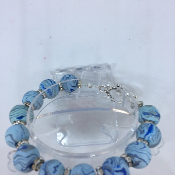 Handmade Polymer Clay Beaded Bracelet “Host Pick” - Picture 5 of 6